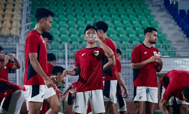 Timnas U-23 Indonesia latihan jelang lawan Makau, [instagram]